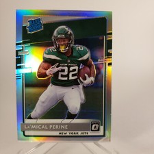 2020 Donruss La'Mical Perine #190 Rated Rookie Optic Holo Silver Prizm 