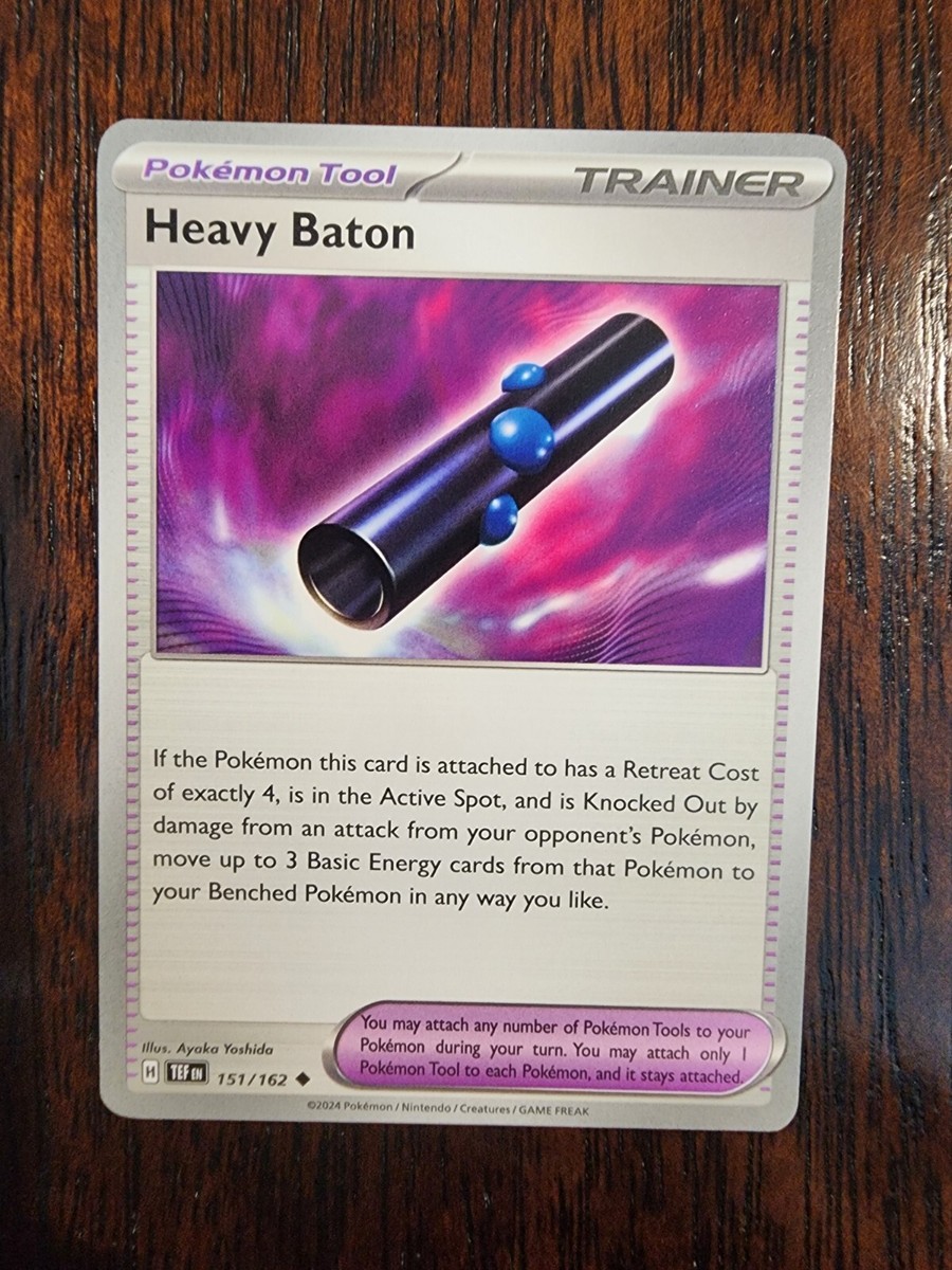 pokemon cards baton rouge Heavy Baton 151/162 NM/M Temporal Forces Pokemon Card