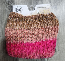 Buff Unisex Knitted Fleece Lined Neckwarmer Olya Dune Adult