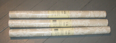 York Damask Wallpaper Callaway Cottage Damask CT0820 Beige & Brown / best offer