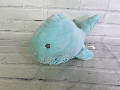 Trend Lab Blue Whale Sea Life Ribbed Plush Stuffed Animal Toy - 第 1/10 張圖片