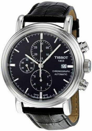 New Tissot Carson Premium Black Dial Men's 40mm Watch