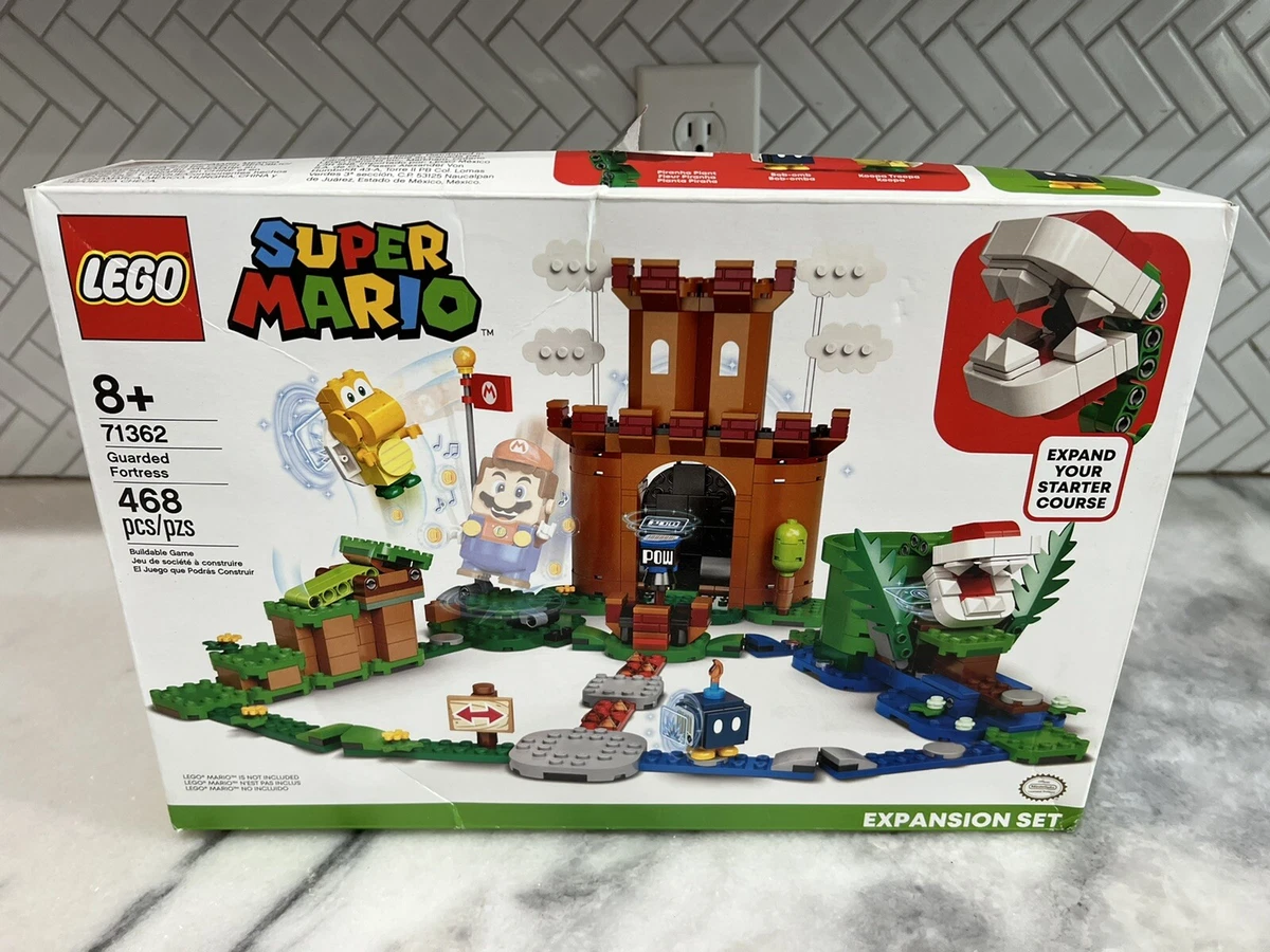 Lego Super Mario Guarded Fortress Expansion Set 71362 468 pieces NIB
