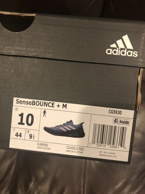 Adidas Sense Bounce Plus + M Navy Black Reflect Men's Running Shoes CG5930  Sz 10 | eBay