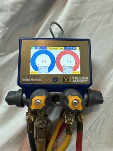 Yellow jacket P51-870 Titan Digital Manifold With Hoses