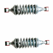 Quality Street Rod Rear Coil Over Shock Set w 350 Pound Springs Black Coated