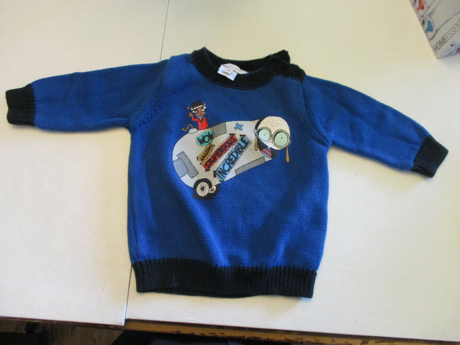 marc jacobs blue sweater