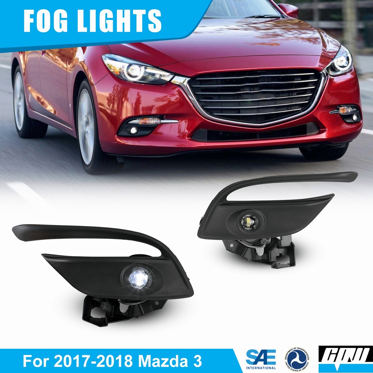 Headlamp and Fog Lamp Kit | MAZDA 3 HATCHBACK 2018 Headlamp and Fog Lamp Kit | MAZDA 3 HATCHBACK 2018