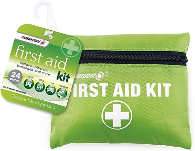 Erste-Hilfe-Kit 24 Stück Kompakt Mini Tasche Medizinische Tasche Tragbar Reise Auto Kit