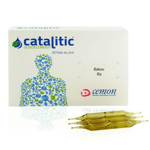 Cemon Catalitic Oligoelementi Calcio Ca 20 Fiale Da 2 ml - Integratore Per Le Ossa E I Muscoli - Immagine 2