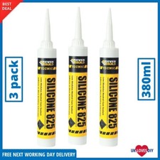 Everbuild 825 Anthracite Silicone Sealant Neutral Cure Frame Wall Joints 380ml