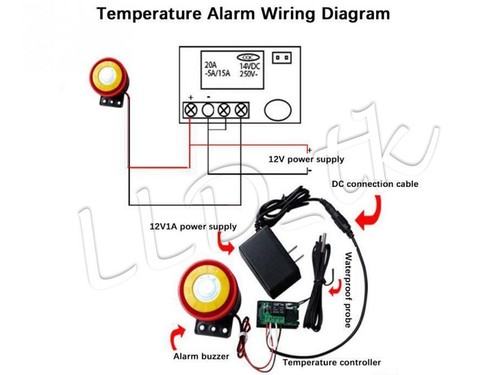12V Digital LED Microcomputer Thermostat Controller Switch Temperature Sensor DC - Picture 6 of 8