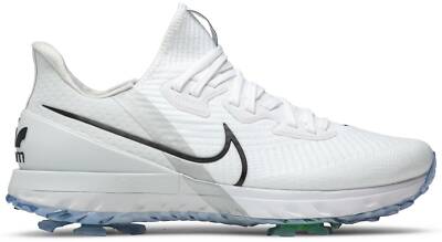 Nike Air Zoom Infinity Tour Golf Shoes Metallic Platinum White