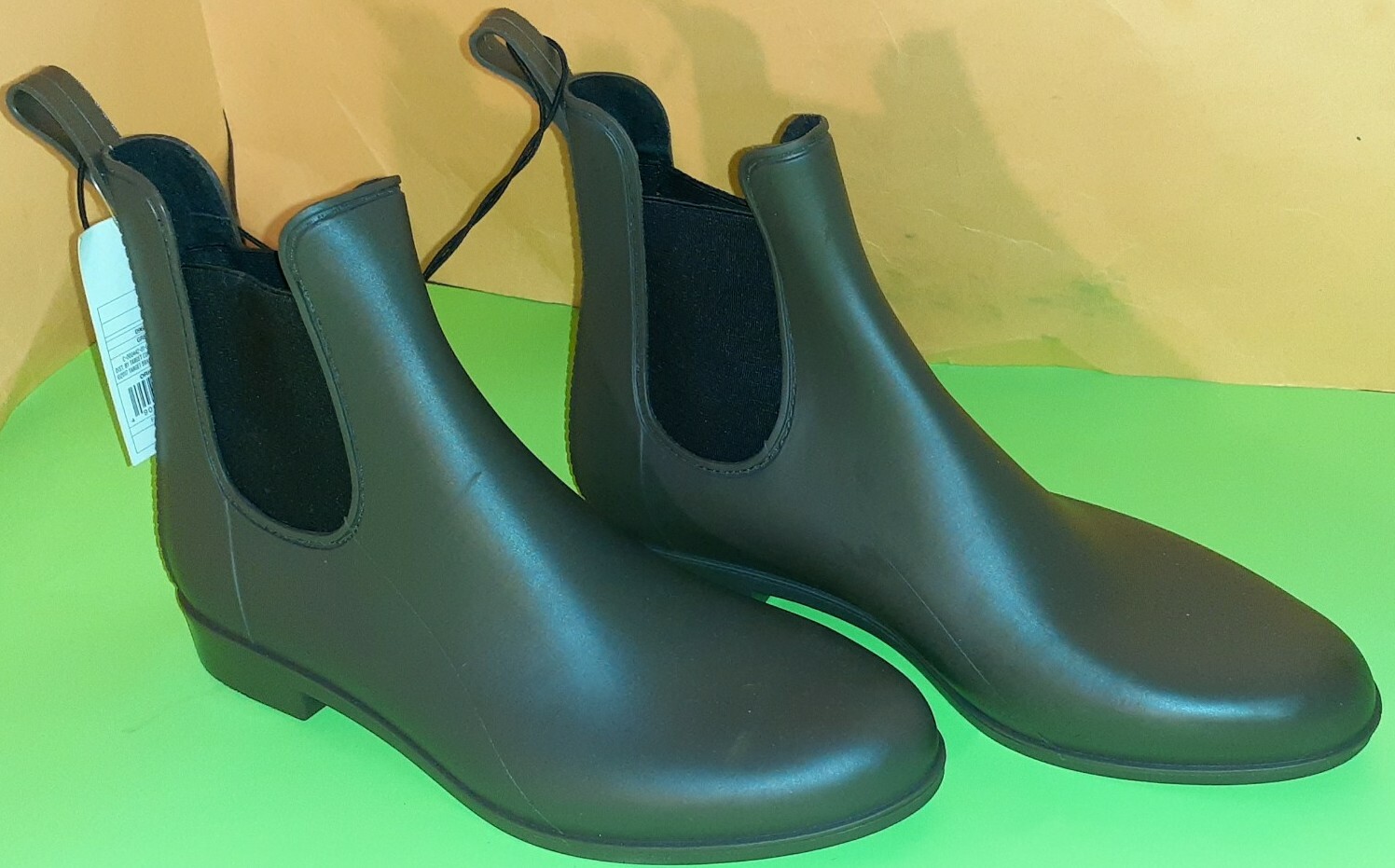 A New Day Women's Chelsea Rain Boots Waterproof Green Size 6 (New! No
