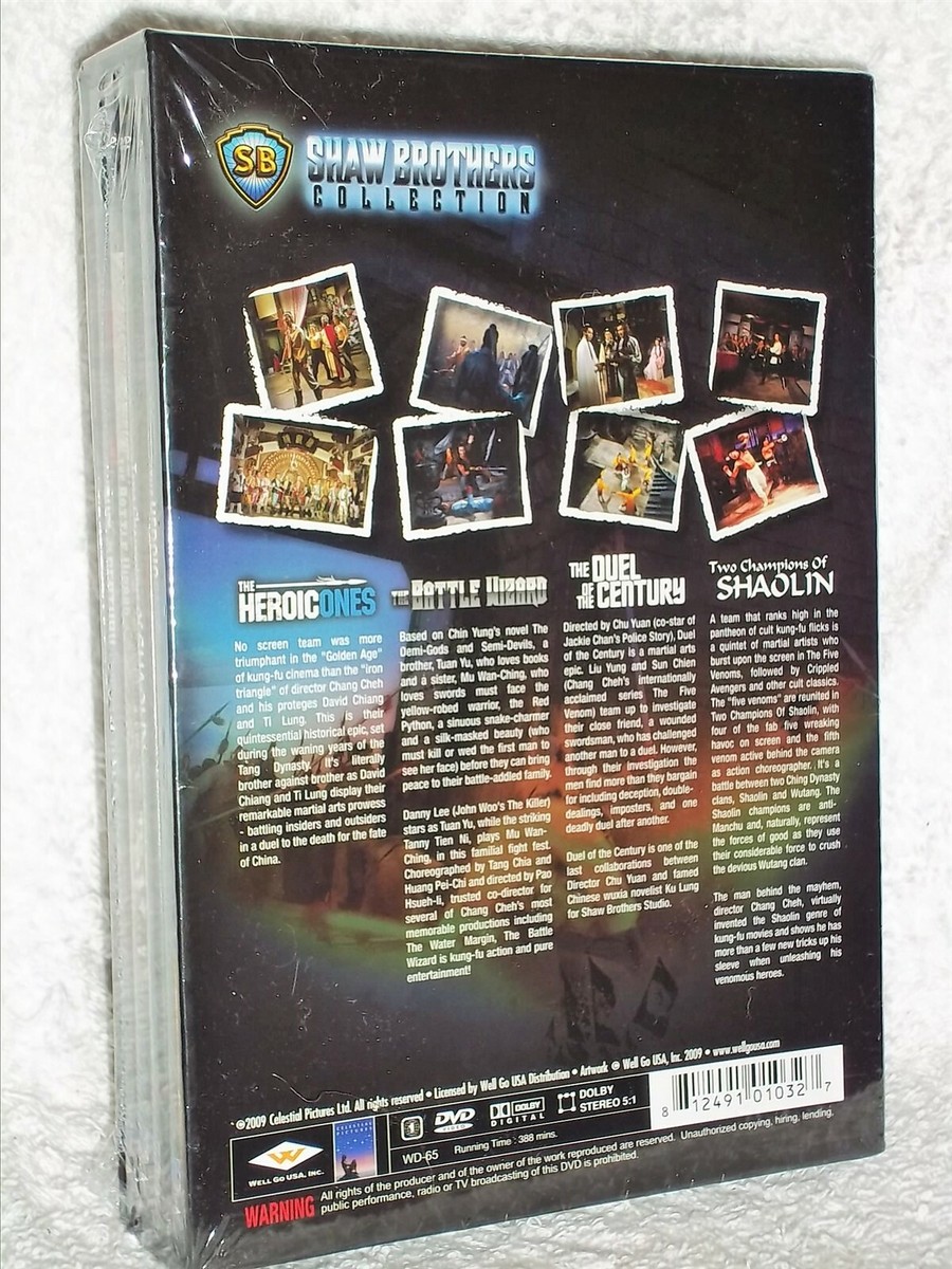 Shaw Brothers Collection (DVD, 2009, 4-Disc) Heroic Ones Battle
