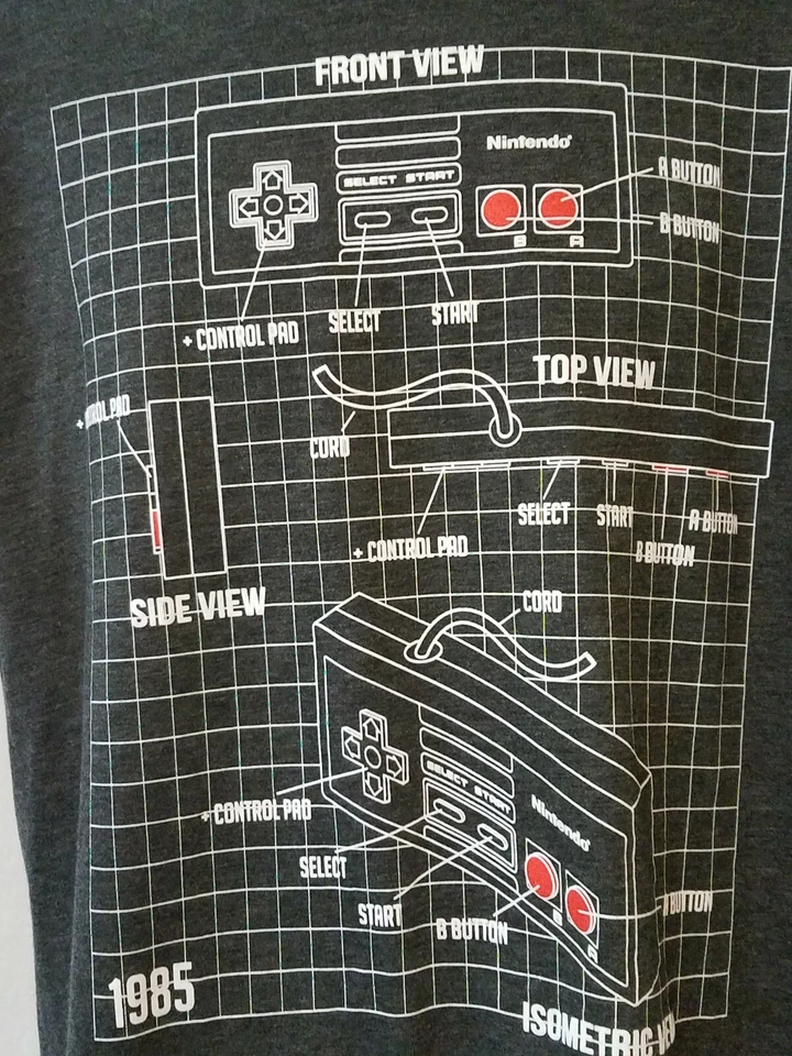 Camiseta manga corta Nintendo Entertainment System 1985 talla L Foto 2 de 4