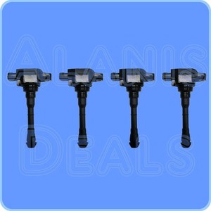 New-Premium-High-Performance-Ignition-Coil-Set-4-For-Nissan-Juke-2011-2015