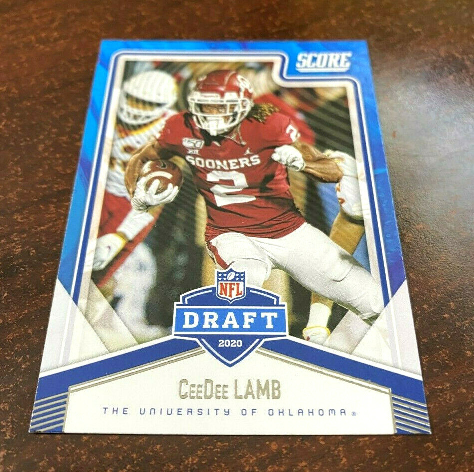 CeeDee Lamb 2020 Score NFL Draft Rookie RC NFL-8 Oklahoma Sooners Dallas Cowboys