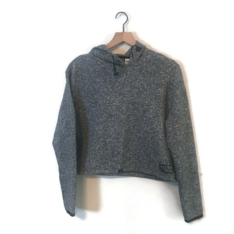 victoria-secret-vs crop pullover hoodie