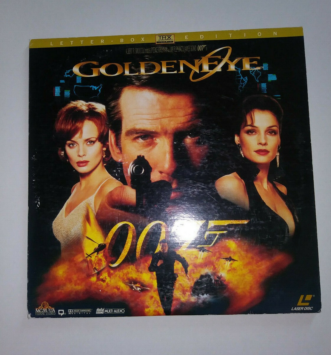 洋画・外国映画 DIAMOND EYE DVD BOX 007 Golden Eye JAMES BOND LETTER BOX EDITION Laserdisc Laser disc