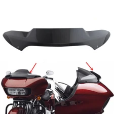 4.5" Black Wave Windshield Windscreen For Harley Road Glide FLTRUSE FLTRXS 2015+