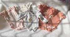 carters baby girl newborn Lot bodysuits Short Sleeves All Seasons 6pcs