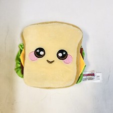 Squeezamals Squishy Sandwich Cute Plush Toy Soft Food White Bread 2019