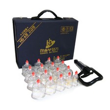Hansol Buhang 17pcs Cups Medical Massage Device Professional Cupping Set