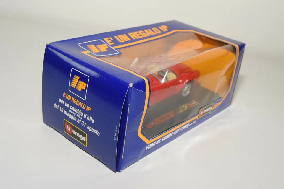 A7 1:24 BBURAGO BURAGO 0513 IP FORD AC COBRA 427 COMO NUEVO EN CAJA ¡¡EXTREMADAMENTE RARO!!! Foto 3 de 4
