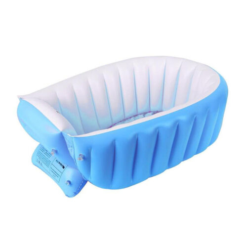 Baby Inflatable Bathtub Portable Baby Toddler Bath Tub Non- for Slip Travel Mini - Picture 1 of 12