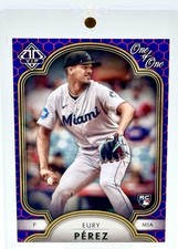 2023 Topps Transcendent Collection VIP Eury Perez 1/1 Marlins RC #55