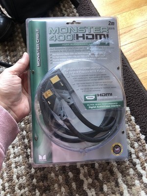 MONSTER 400 HDMI Gold Contacts Cable 6.6ft HDTV Certified New & SEALED