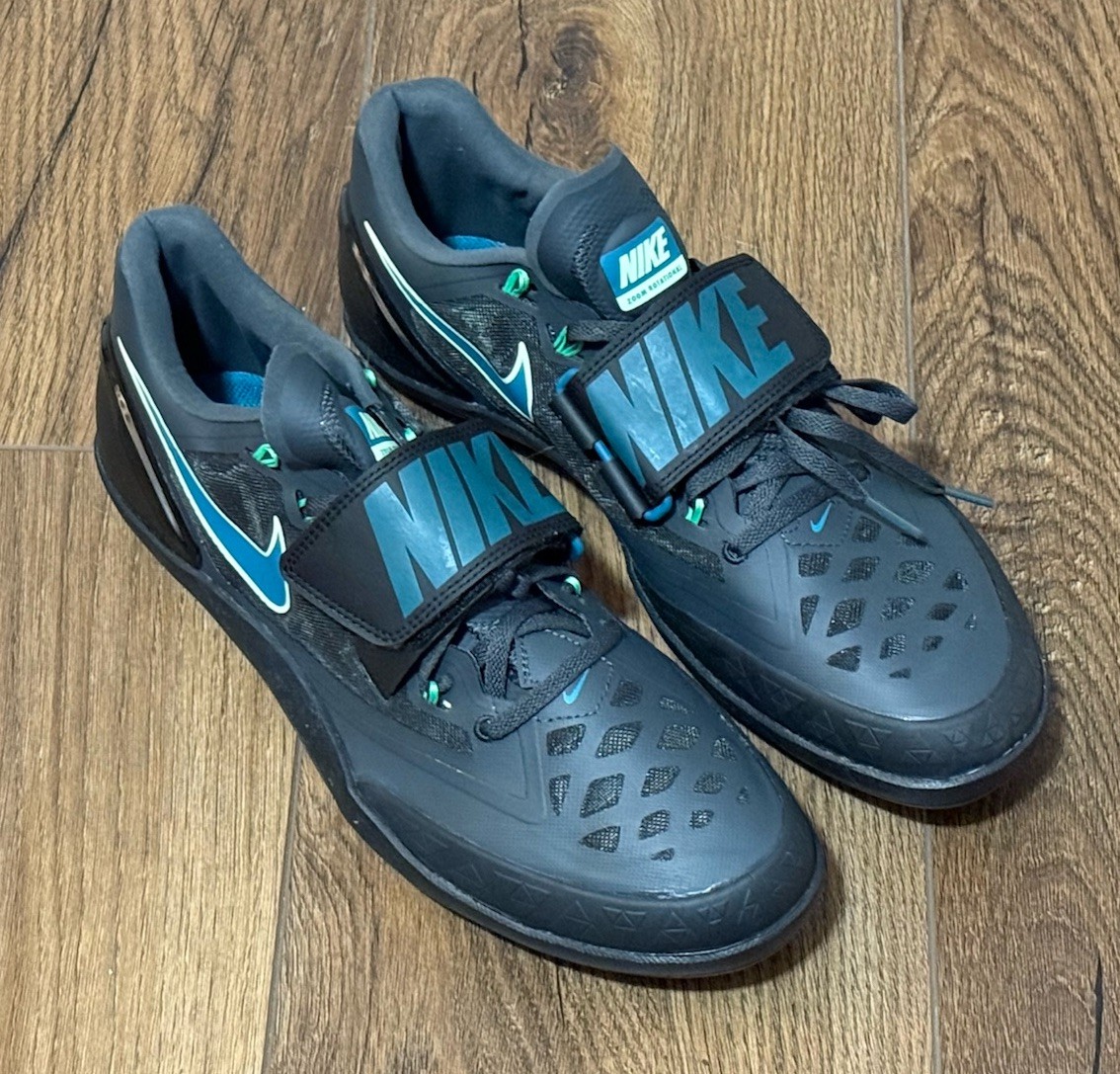 Nike Zoom Rotational 6 Throwing Shoes  Anthracite Bright Spruce Men’s Sz 9.5 thumbnail 3