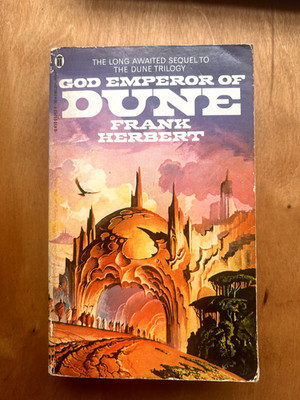 God Emperor Of Dune By Frank Herbert Paperback trilogy NEL 1981 acceptable 