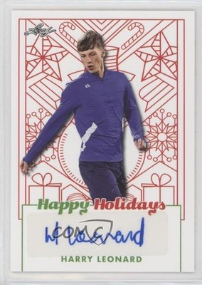2023 Leaf Holiday Packs Harry Leonard #BA-HL1 Auto 16wc