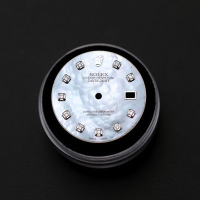 Rolex 36mm Individuelles Blaues MOP Diamant Zifferblatt Für Datejust Uhren