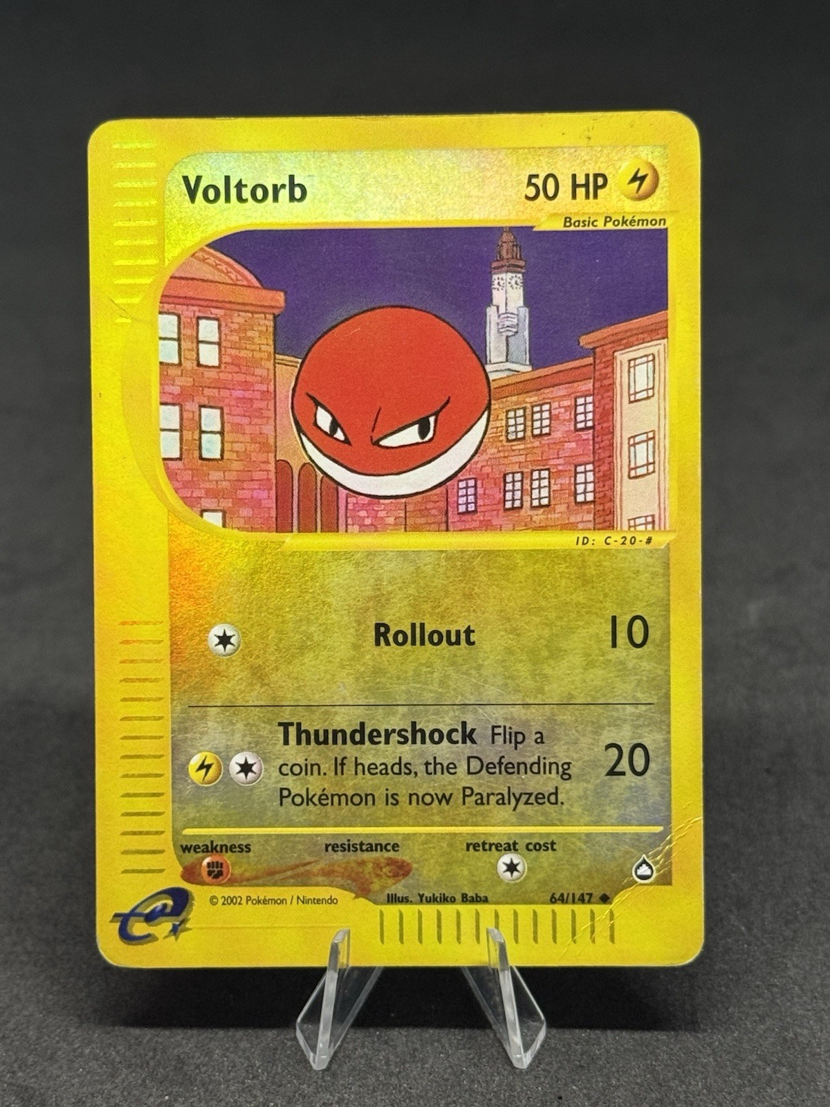 Voltorb 064/147 Aquapolis Reverse Holo
