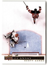 Scott Gomez 2020-21 SP Signature Edition Legends UD Canvas #C-23 New Jersey