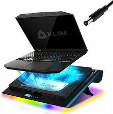 Laptop Cooling Pad, Dual Turbo Fans, 6300 RPM, RGB Lighting, 11-17.3 Inch