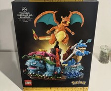 LEGO Pokemon - Venusaur, Charizard and Blastoise - New And Sealed - #72153