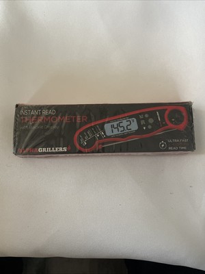 Alpha Grillers Instant Read Meat Thermometer for Grill Smoking and Cooking Temp