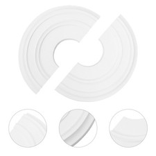 Split Ceiling Medallion, 12"OD X 3.7"ID Round Ceiling Cover Plate