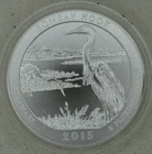 2015-P Bombay Hook 5 oz Silver Quarter .999 Fine ATB US Mint Burnished