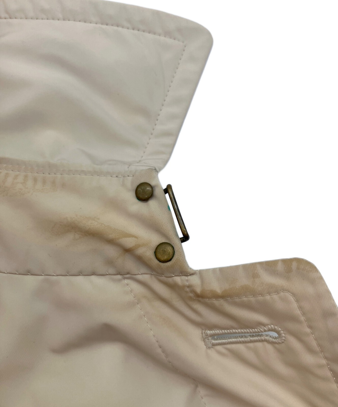 BURBERRY LONDON Men's Coat BBB11-803 Beige Size L Used - Stencil Collar thumbnail 6