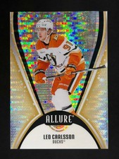 2025-26 UD Allure Leo Carlsson Gold Glitter Bomb /199 Anaheim Ducks