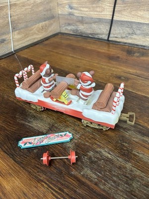 Vintage 1996 New Bright The Logger Bears Express Train Car, FOR PARTS