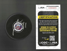 Anthony Duclair Signed New York Islanders Puck JSA COA