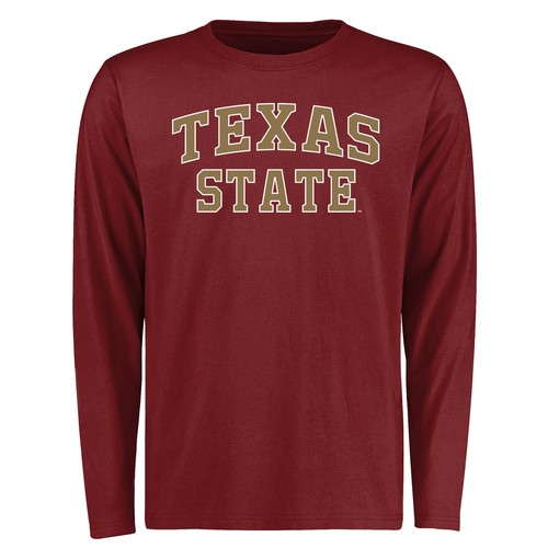 Men's Maroon Texas State Bobcats Everyday Long Sleeve T-Shirt