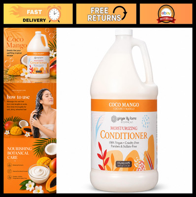 Botanicals Coco Mango Moisturizing Conditioner, 100% Vegan, Paraben, Sulfate