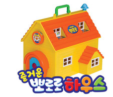 Happy Pororo Family House Play Set with Furniture Korean Kids Toy